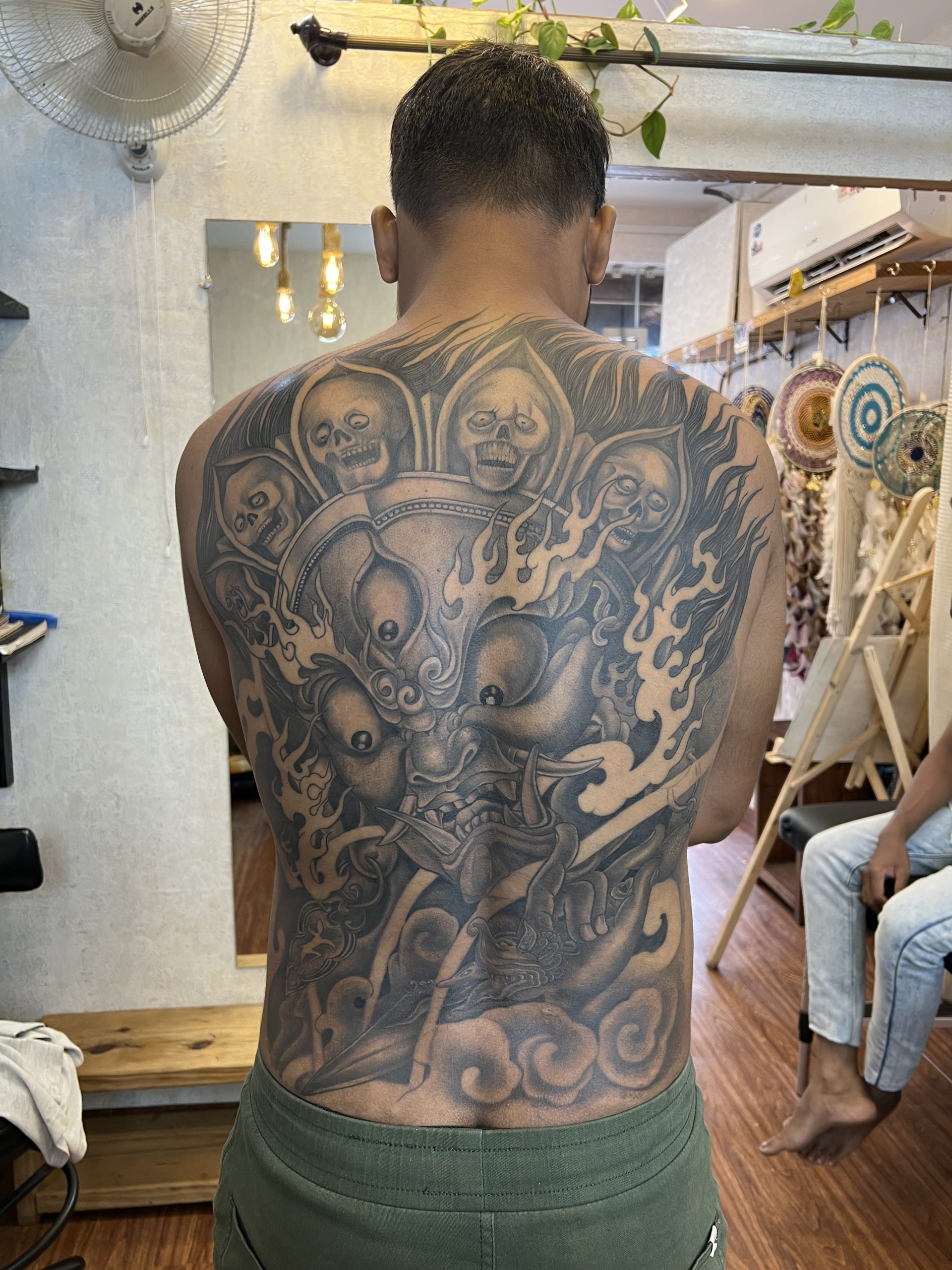Full Back Japanese Tattoo by Rks Tattoo Studio