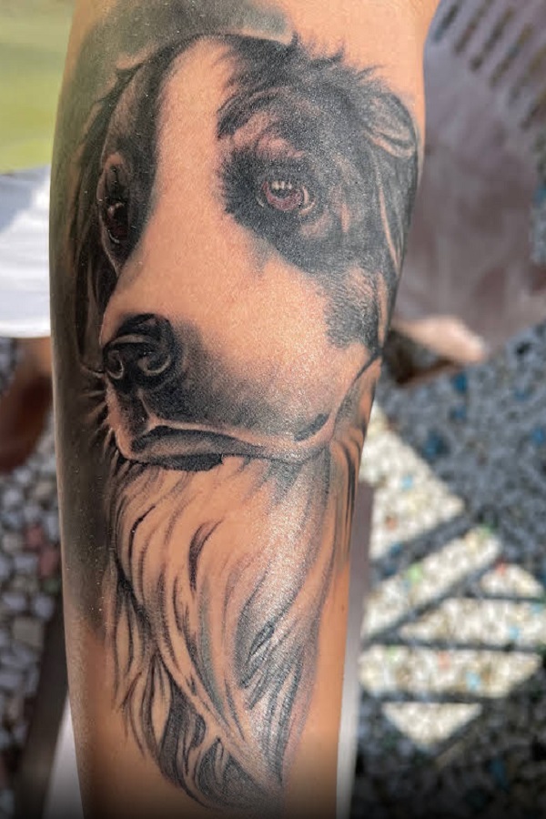 Dog Portrait Tattoo on Behance