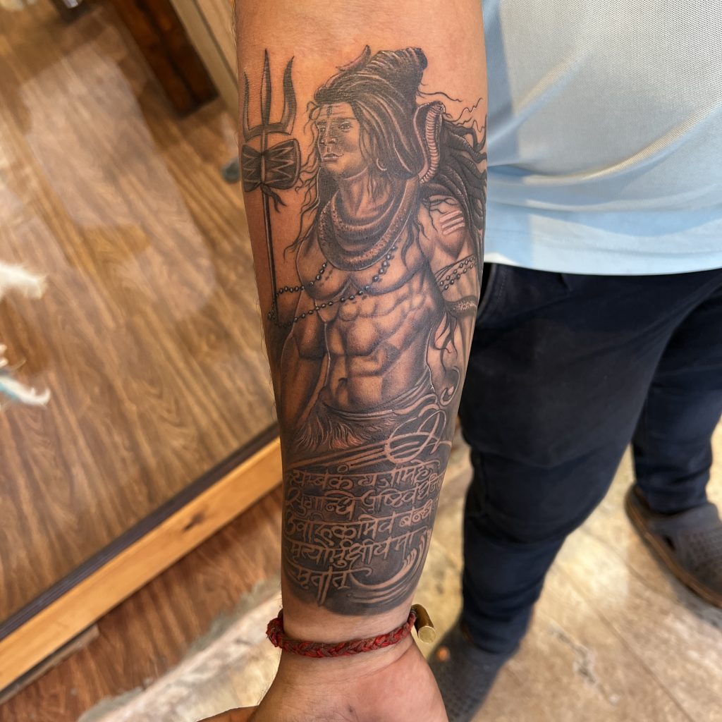 Lord Shiva Tattoo by Rks Tattoo studio Goa are popular in India -